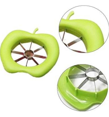 Cortador De Manzana En Gajos Acero Inoxidable Pack X4 0