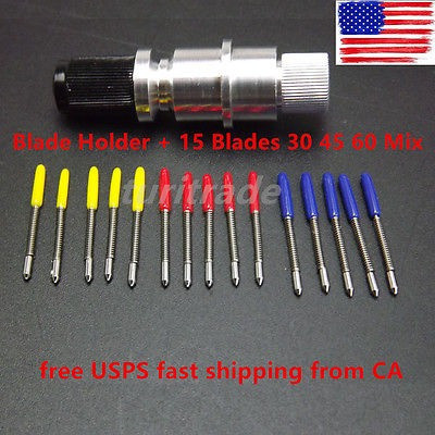 Portacuchillas 15 Cuchillas Para Plotter De Vinilo Cutter 30 1