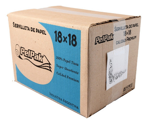 Servilletas Beige 18x18 Tisue X Caja 1