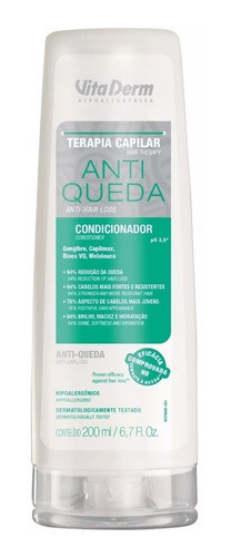 Kit Vita Derm Anti Queda Shampoo, Condicionador E Tônico 1