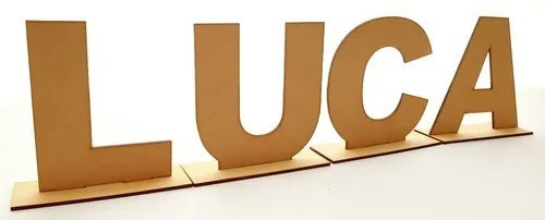 Letras Y Numeros Mdf Fibrofacil 55 Cm  2 Unidad 0