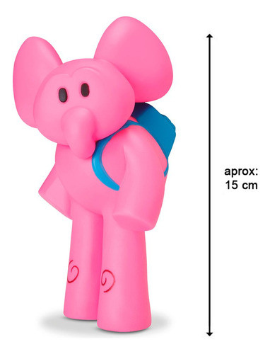 Pocoyo Boneco De Vinil - Elly Nina Loula Pato Monte Seu Kit 1