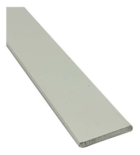 Perfil De Aluminio Planchuela 19mm X 2mm Blanco - 3 Metros 0