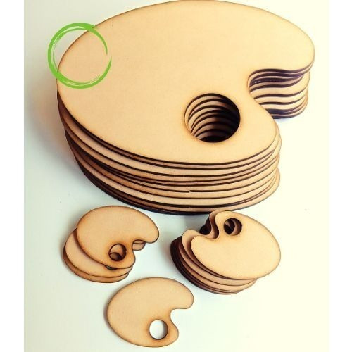 Paleta Pintor Fibrofacil Mdf 20cm X 30 Unidades 0