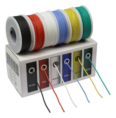 Kit De Cables De Conexion De Alambre De Silicona Flexible C 1