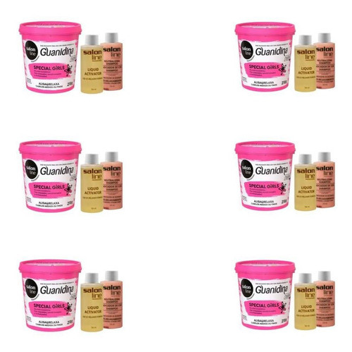 Salon Line Guanidina Kit Relaxante Special Girls (kit C/06) 0