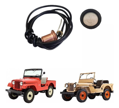 Reparo Bocina Para Jeep Williz Cj3 Para Volantes De 3 Rayos 0
