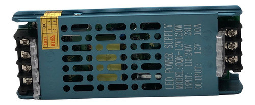 Fonte Slim 12v 10a 120w P/ Fita E Perfil Led Bivolt H1210a 1