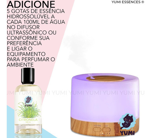 Essência Concentrada Citronela 100ml P/ Difusor Umidificador 1