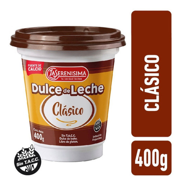 Dulce De Leche La Serenisima Clasico 400g Pack 6 Unid 0