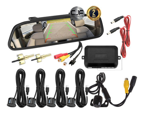 Sensor Estacionamiento Espejo Retrovisor Pantalla Camara Cjf 0