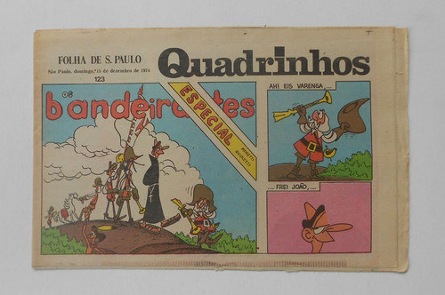 Quadrinhos N.129 -1974 - Folha De São Paulo - Raro - F(0034) 0