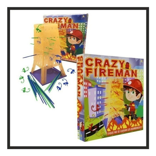 Crazy Fireman Bombero Juego De Mesa Monos Locos 1
