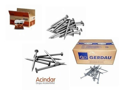 Clavos 2 Pulgadas Punta Paris X 1kg Acindar 0