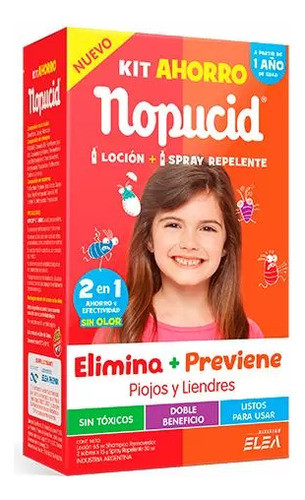 Nopucid Kit Ahorro Loción + Spray Repelente  A Partir 1 Año 0