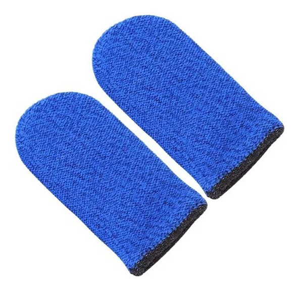 Funda Dedo Gamer Azul Para Jugar En Celulares Y Tablets 1