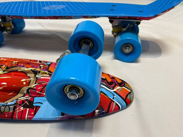 Skate Patineta Mini Longboard Alum Estampado C/financiacion 1