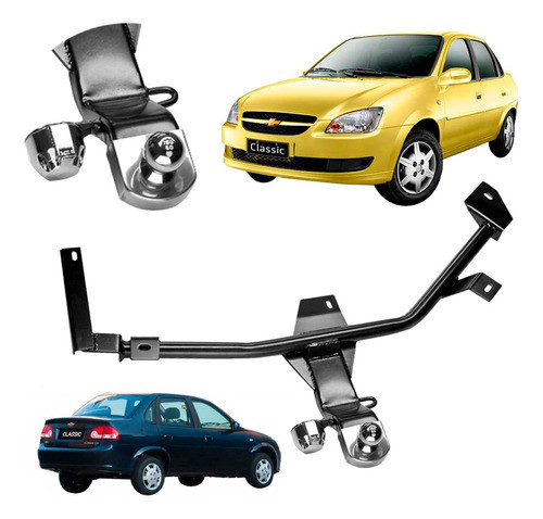 Engate Reboque Completo Chevrolet Corsa Sedan Classic 2011+ 0