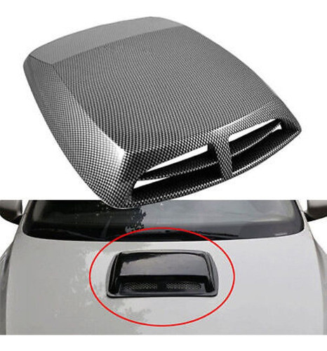 Toma Aire Motor Autoadhesiva Decora Simil Carbono 33x25cm T2 0