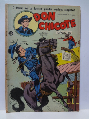 Gibi Don Chicote Magazine Nº 54 1959 Rge Faroeste 0