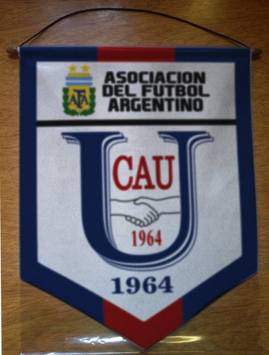 Banderin Paño Legitimo 40cm Union Villa Krause San Juan 0