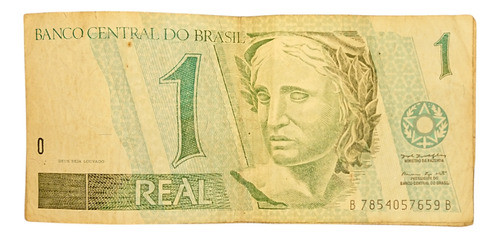 Billetes Brasil Antiguos 1 Real 0