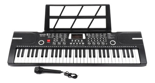 Teclado Órgano Musical 61 Teclas 100 Tonos 100 Ritmos Bd 612 0