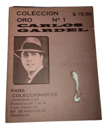 Carlos Gardel 4 Revistas Fasciculos Coleccion Oro 1