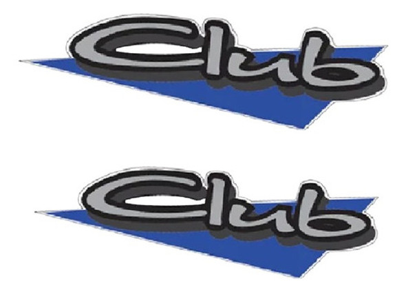 2 Adesivos Club Parati  Para Parati Club 1997/1998 0 2 Adesivos Club Parati  Para Parati Club 1997/1998 0