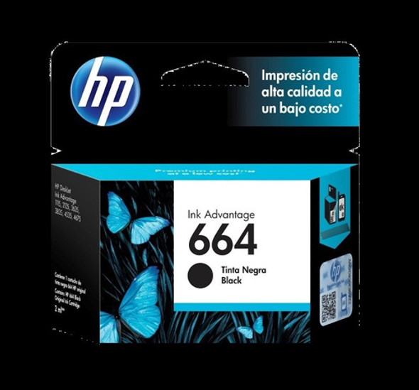 Cartucho Hp 664 Preto Original F6v29ab - 2136 2676 3776 5076 0