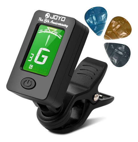 Clip Automático Acústico Guitarra Afinador Con Lcd Pantalla 1