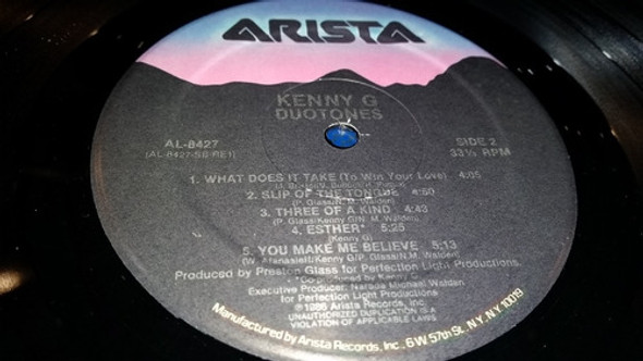 Kenny G Duotones Lp Vinilo Impecable Usa 1986 1