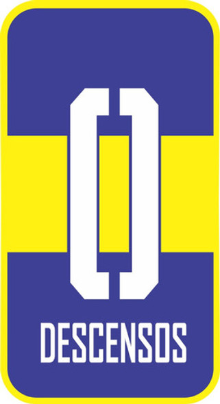 Calco Boca Jrs. Cero Descenso Vinilo Sticker Termo Celular 0