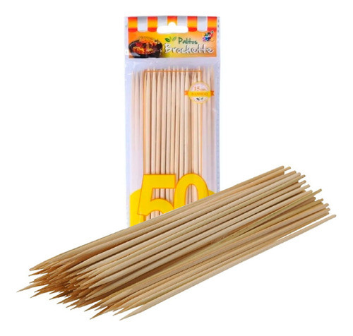 Palitos Brochette De Madera 15cm. Pack X 1.000 Unidades. 0