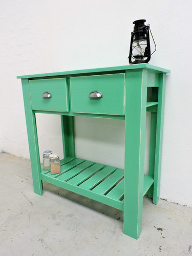 Mesa De Arrime 80cm. Auxiliar De Cocina. Diseño Vintage !! 0