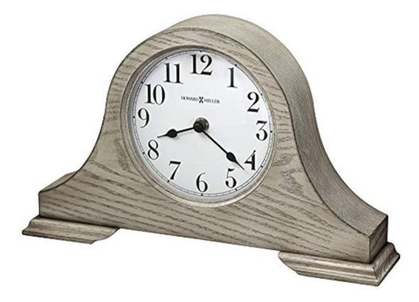 Howard Miller Emma Mantel Clock 635-213 - Acabado Gris Cálid 0