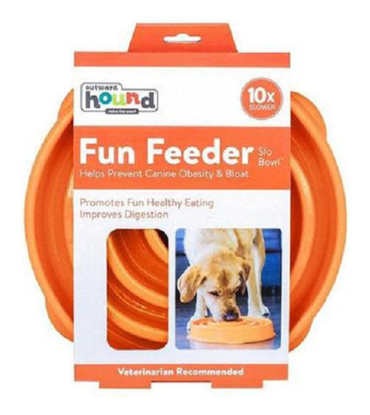 Tigela Fun Feeder Slo Bowl Para Cães - 9.5x8x2.5cm 0