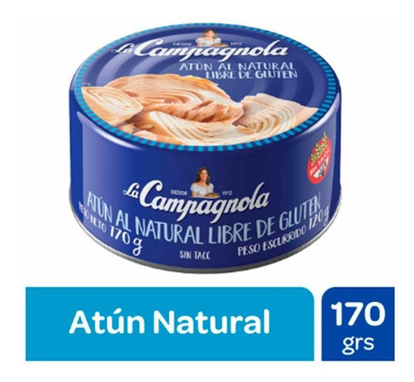 Pack X 24 Unid Atun  Natural  170 Gr Campagn. Pescaderia 0