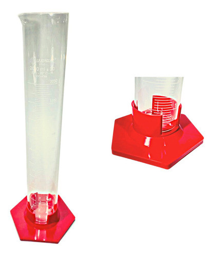 Proveta Graduada 10ml De Vidro Com Base De Poli 0