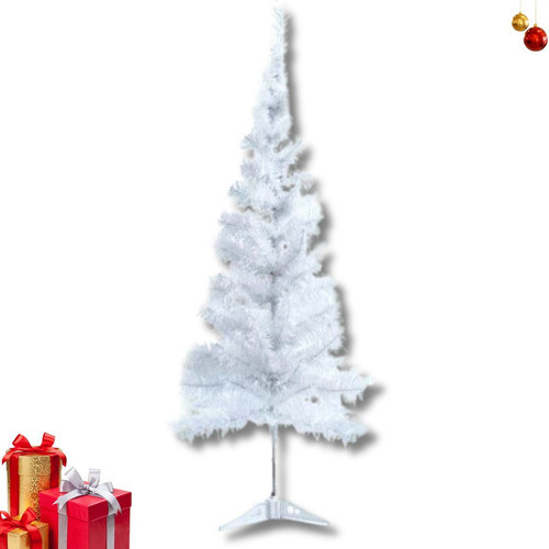 Árvore De Natal Pinheiro 1,20mt Branca- Simples 0