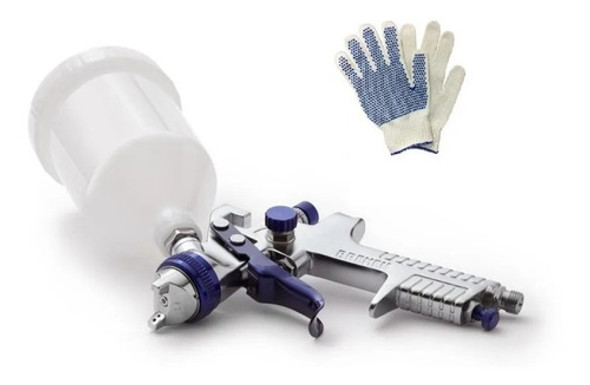 Pistola Pintar Soplete Por Gravedad Hvlp Bremen Profesional 1