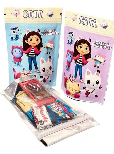 Bolsas Golosineras Zipper Personalizadas X 35 Casa De Muñeca 0