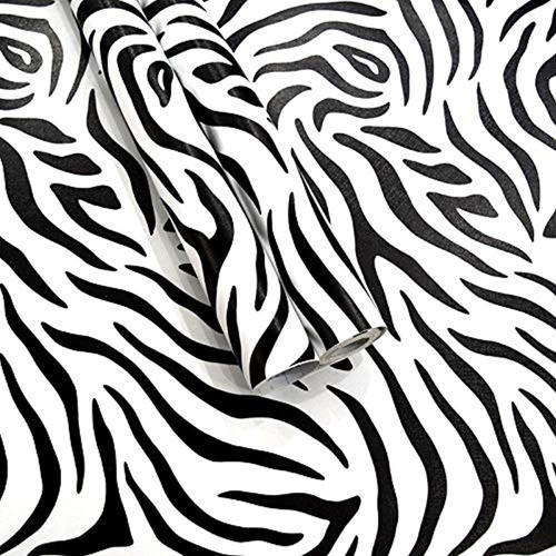 ~? Taogift Vinilo Autoadhesivo Blanco Negro Estampado De Ceb 0