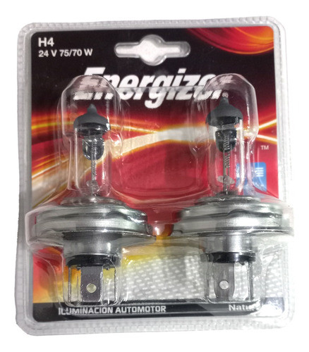 Lampara Energizer H4 H5 24v P45t 75/70w X 2 Unidades 1