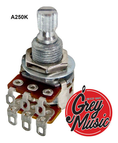 Potenciometro Cool Parts Ac 250k Lin De Balance A250k 1