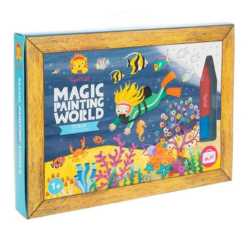 Pintura Mágica Océano Para Niños Tiger Tribe 0