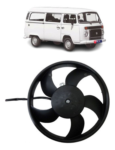 Ventoinha Radiador Kombi Ano 2006 À 2014 Flex - À Água 0