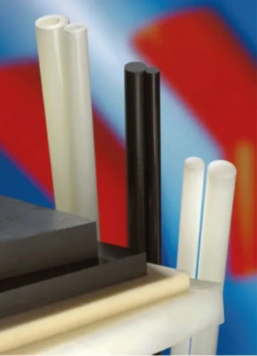 Tubo De Delrin, Resina Acetal, Pom, Ø35/20x1000mm Blanco Me 0