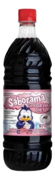 Preparo De Groselha Diet 970ml Saborama Bebida Dietética 0