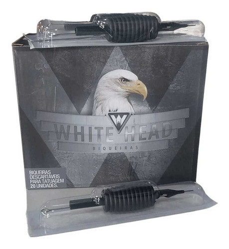 Biqueira Tattoo C/agulha Cx 20un White Head Pintura 13mg 1